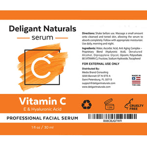 Deligant Naturals Vitamin C Serum